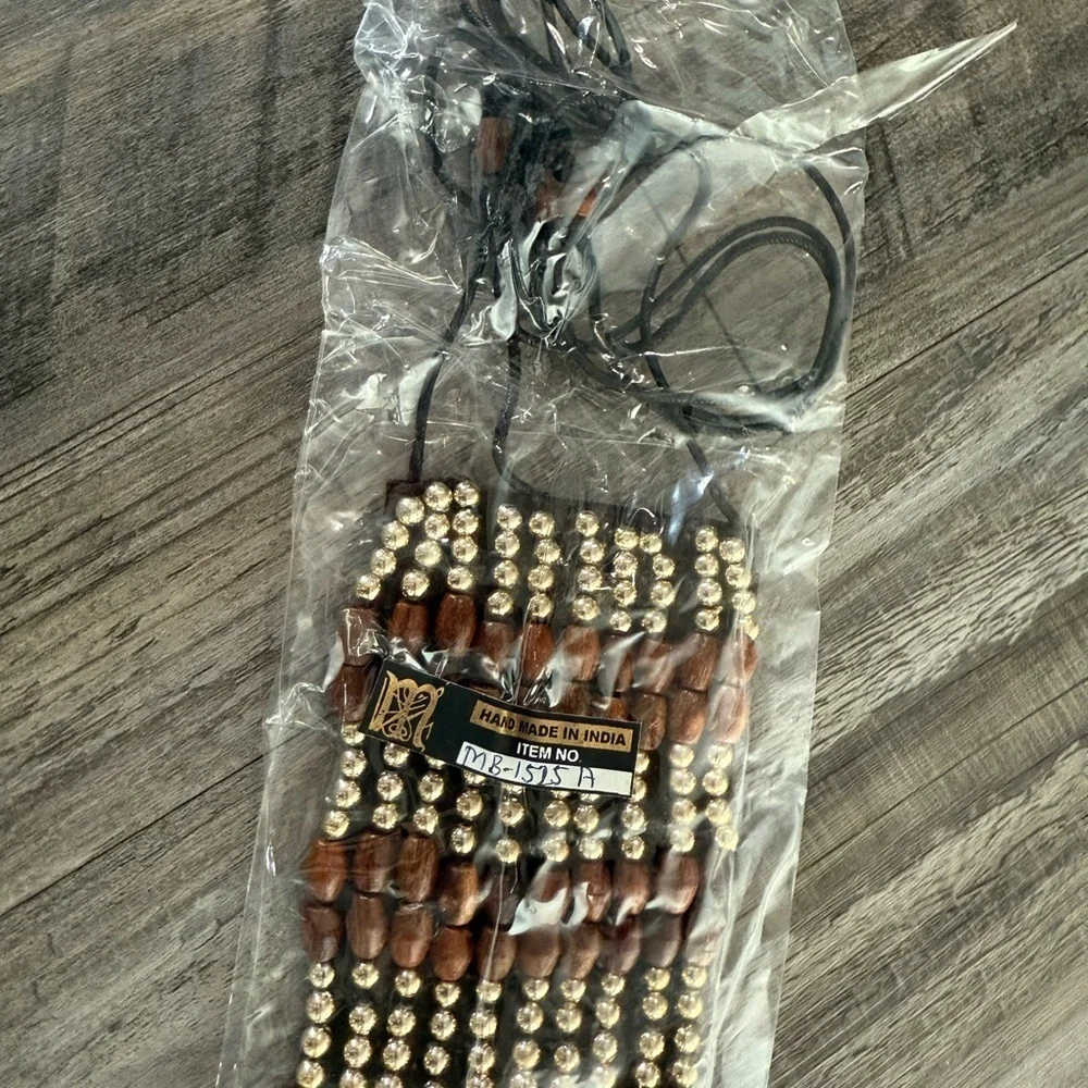 New in bag beaded belt from India